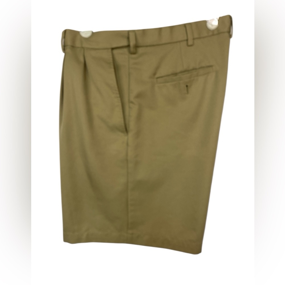 Haggar Pleated Men's Tan Shorts 36W - Picture 1 of 5
